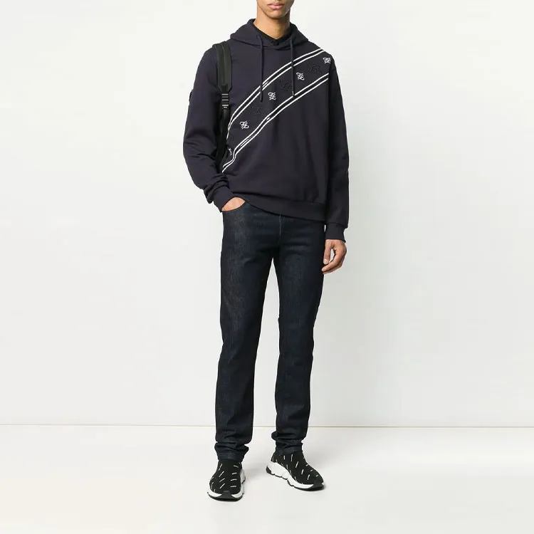 FENDI Jeans Men Dark Blue-4