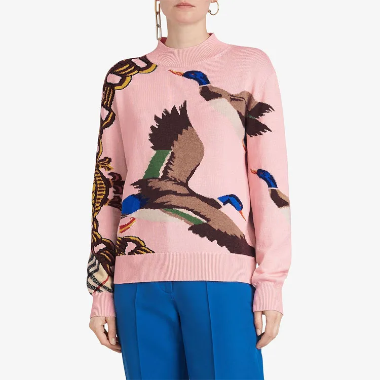 Burberry Loose Fit Knitwear Women's Pink-3