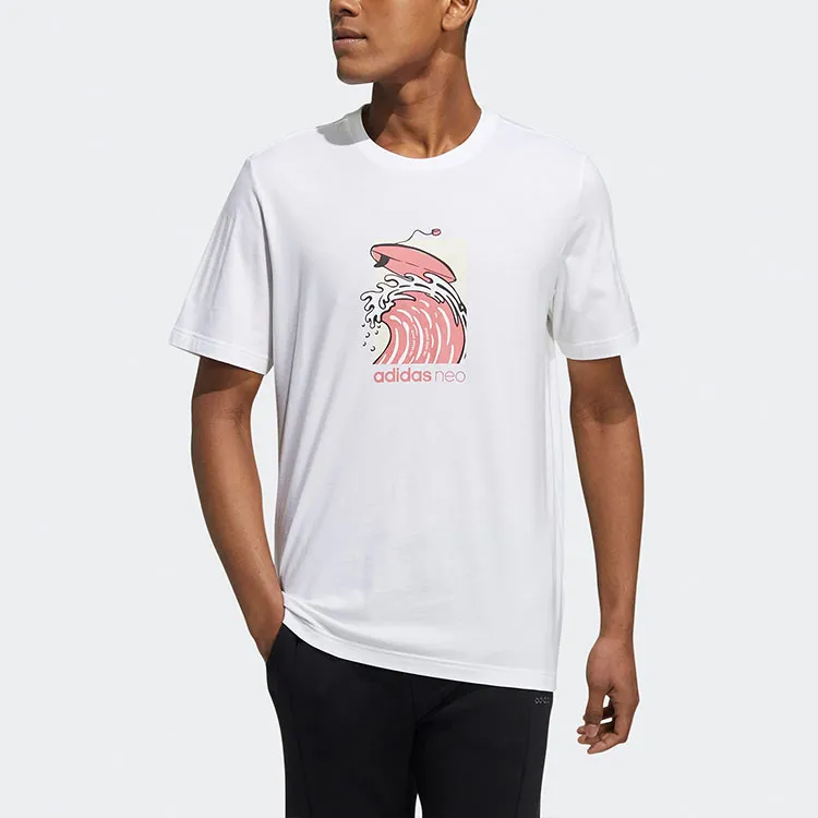 Adidas Neo T Shirts Men White-2