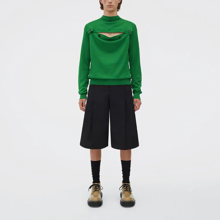 Bottega Veneta FW21 Sweater Men's Green-1