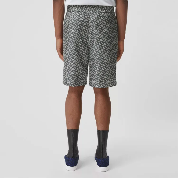 Burberry Casual Shorts Men Gray-2