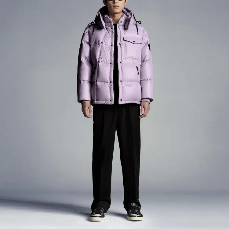 Fragment Design X MONCLER GENIUS MONCLER GENIUS X Fujiwara Hiroshi FRGMT Down Jackets Unisex Purple-2