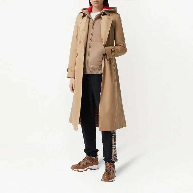Burberry Trench Coat Women's Apricot-2