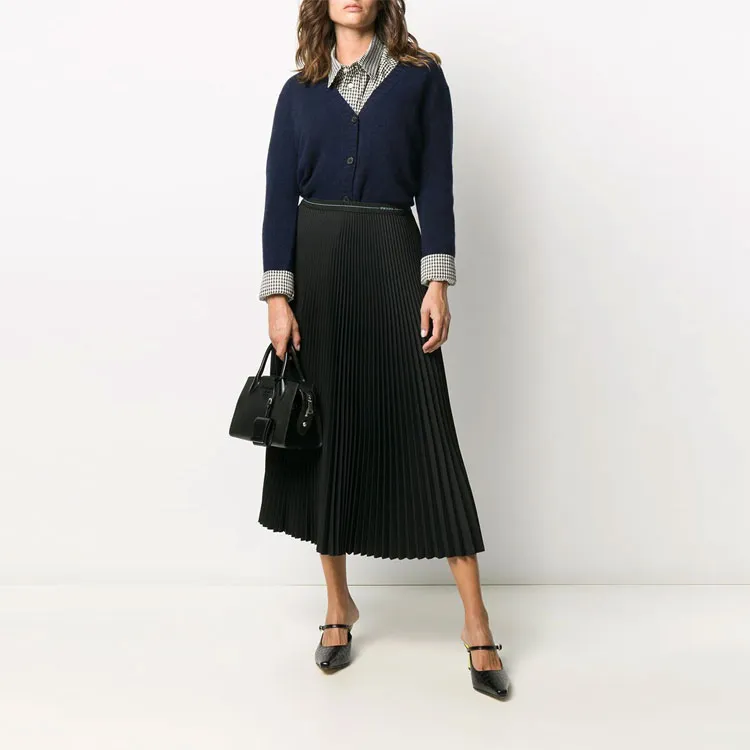 PRADA Casual Long Skirts Women's Black-1