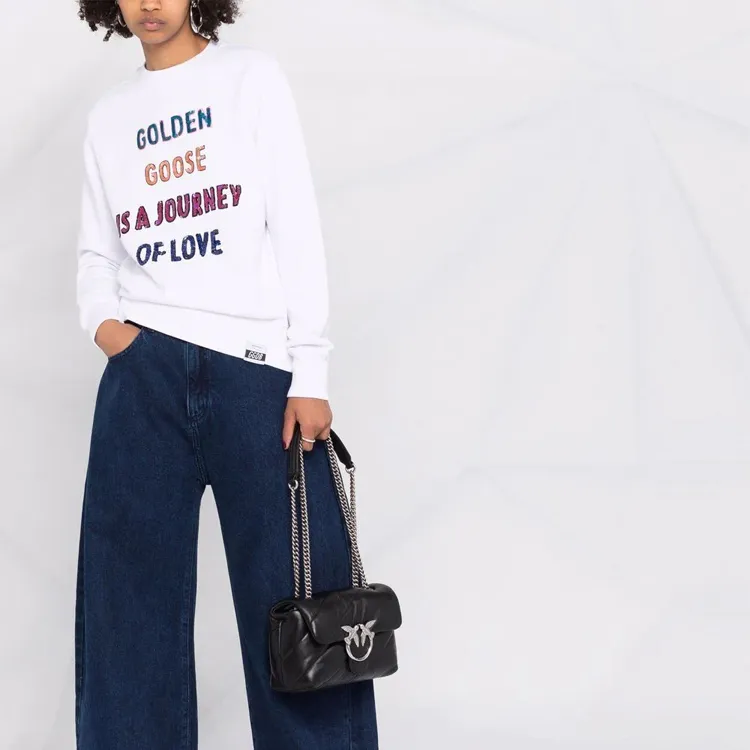 Golden Goose Sweatshirts Women's White-1