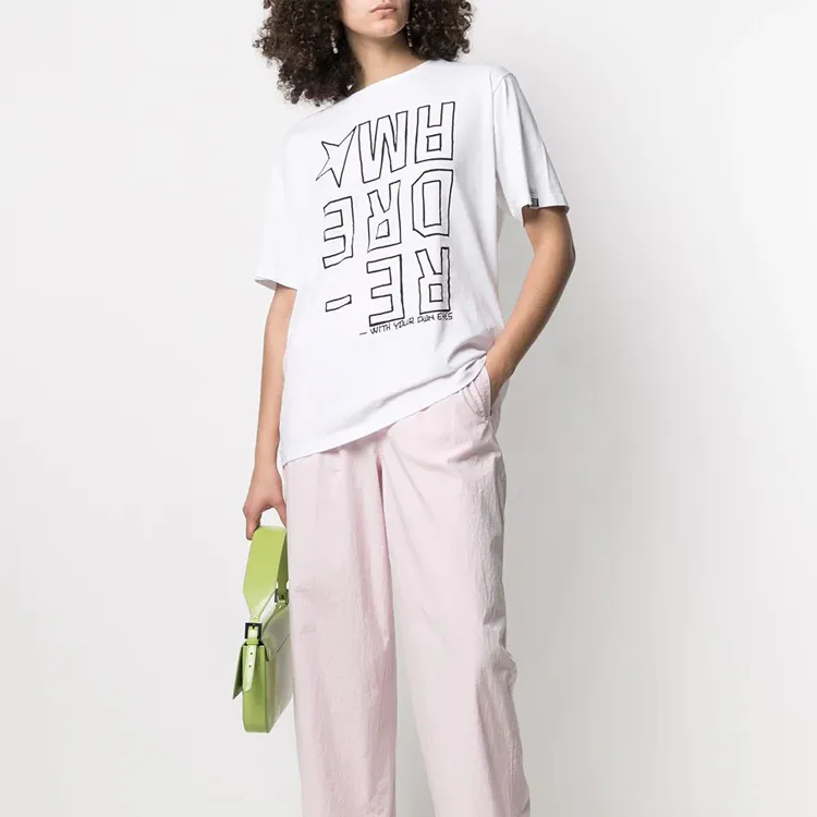 Golden Goose T Shirts Women's White-1