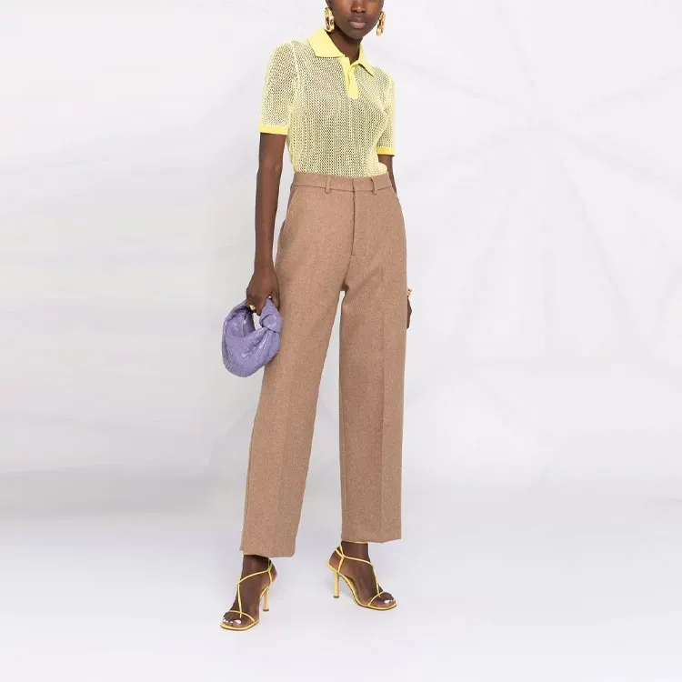 Bottega Veneta Polo Shirt Women's Yellow-1