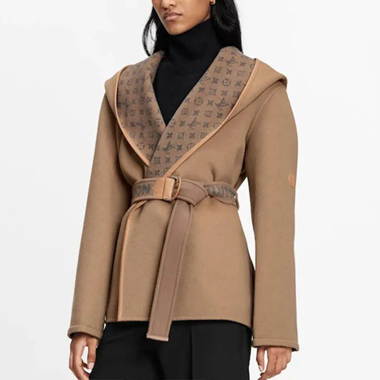 LOUIS VUITTON New Quarterly Products Of LV Coats Women's Pink Brown-1