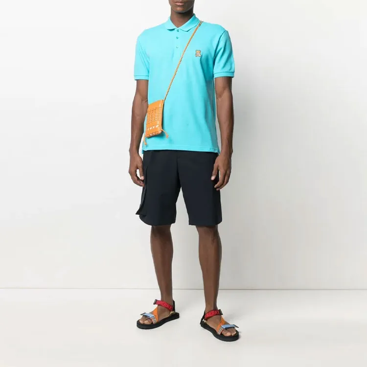 MOSCHINO Polo Shirts Men Blue-1