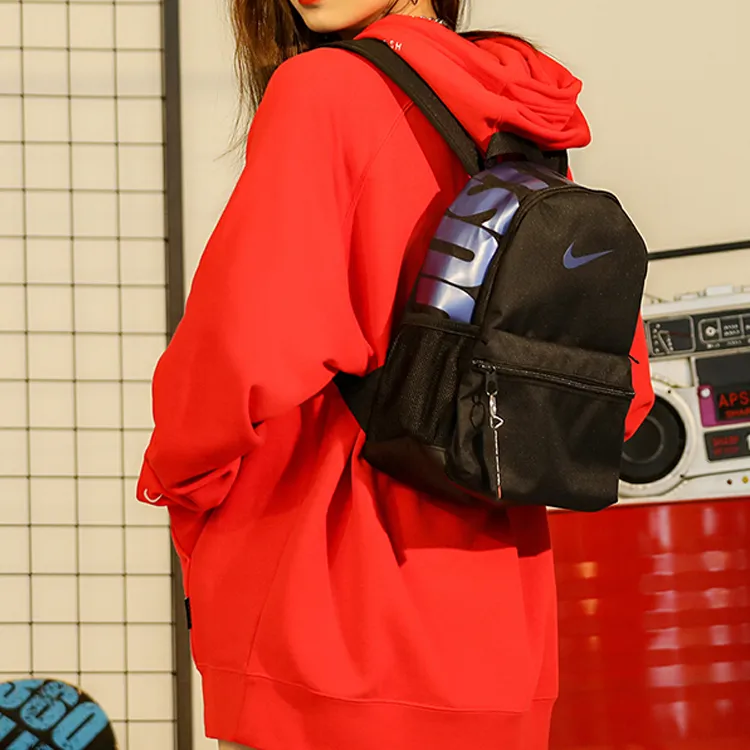 Nike Polyester Backpack Regular Unisex Black-4