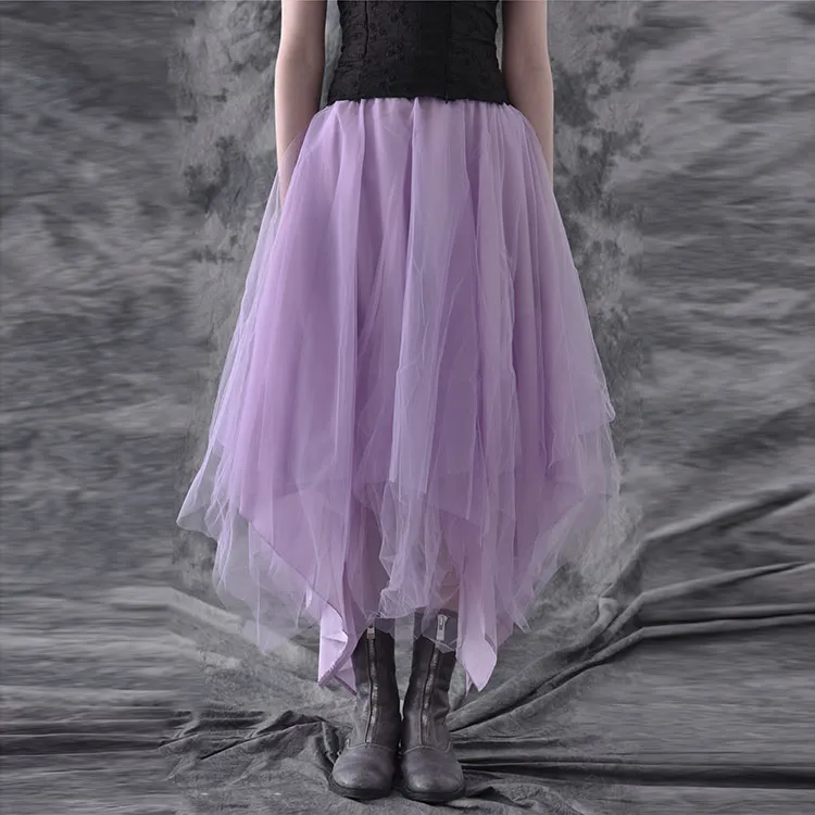 MARC LE BIHAN Casual Long Skirts Women's Orchid Purple-5