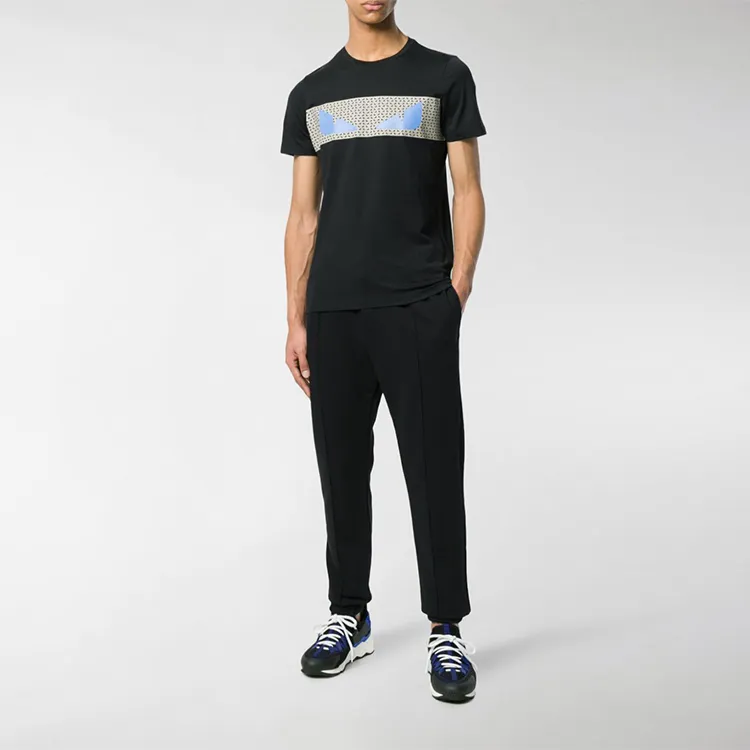 FENDI T Shirts Men Black-1