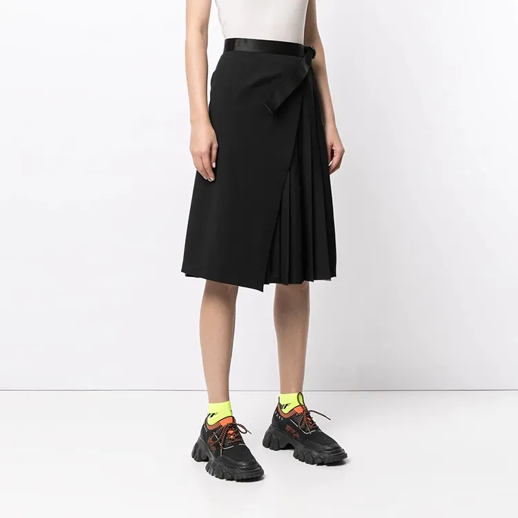 OFF WHITE FW20 Casual Long Skirts Women's Black-1