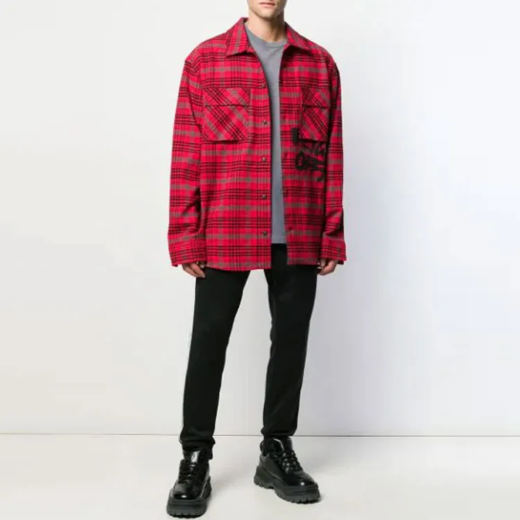 OFF WHITE Flannel Shirt-2