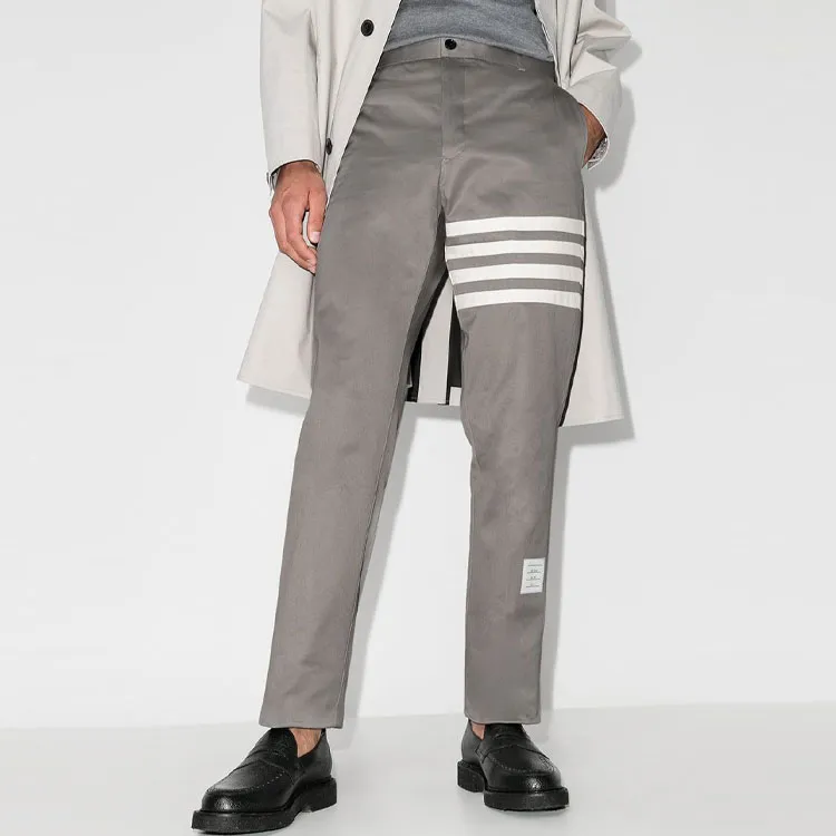 THOM BROWNE 4 Bar Chino Trousers-3