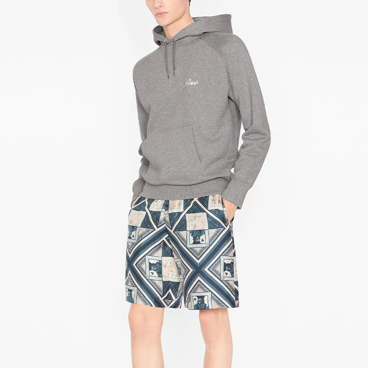 DIOR Quarterly New Products Sweatshirts Men Gray-4