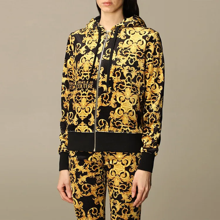 VERSACE JEANS COUTURE Sweatshirts Women's Gold-2