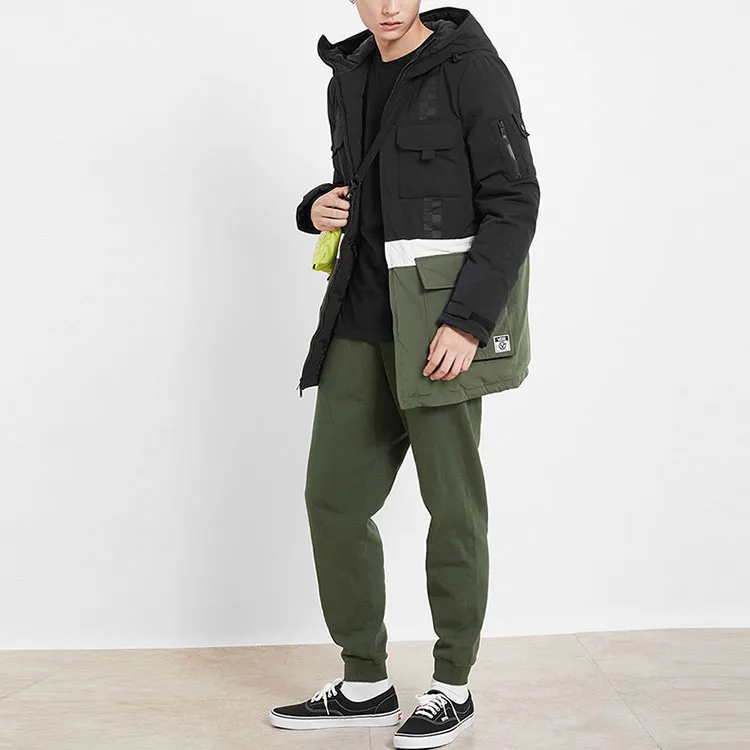 Vans Down Jacket Men's Black Gray-4
