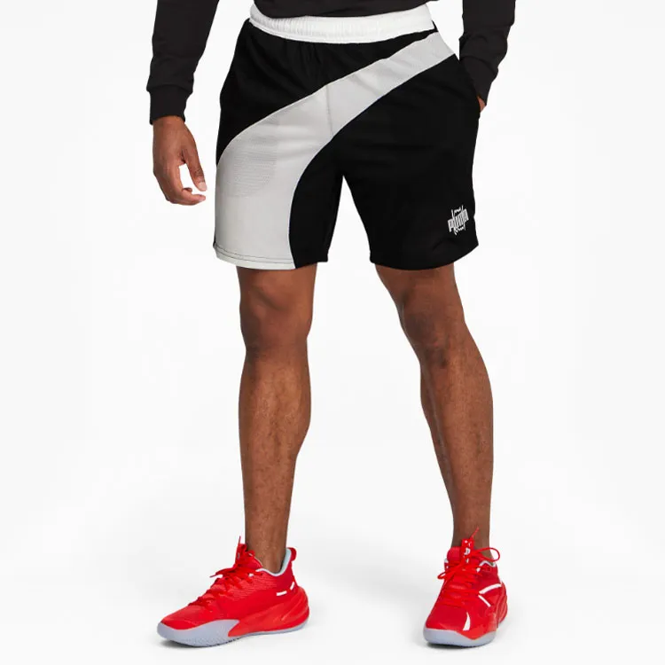 PUMA Basketball Collection Sports Shorts Men Black-3