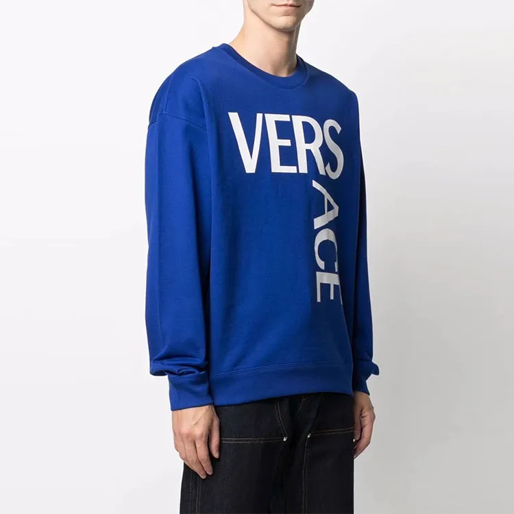 VERSACE Sweatshirts Men Blue-2