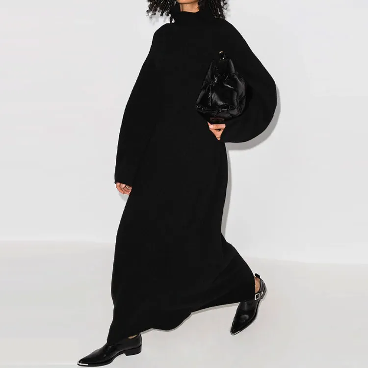 JIL SANDER Long-Sleeved Dresses Women's Black-1