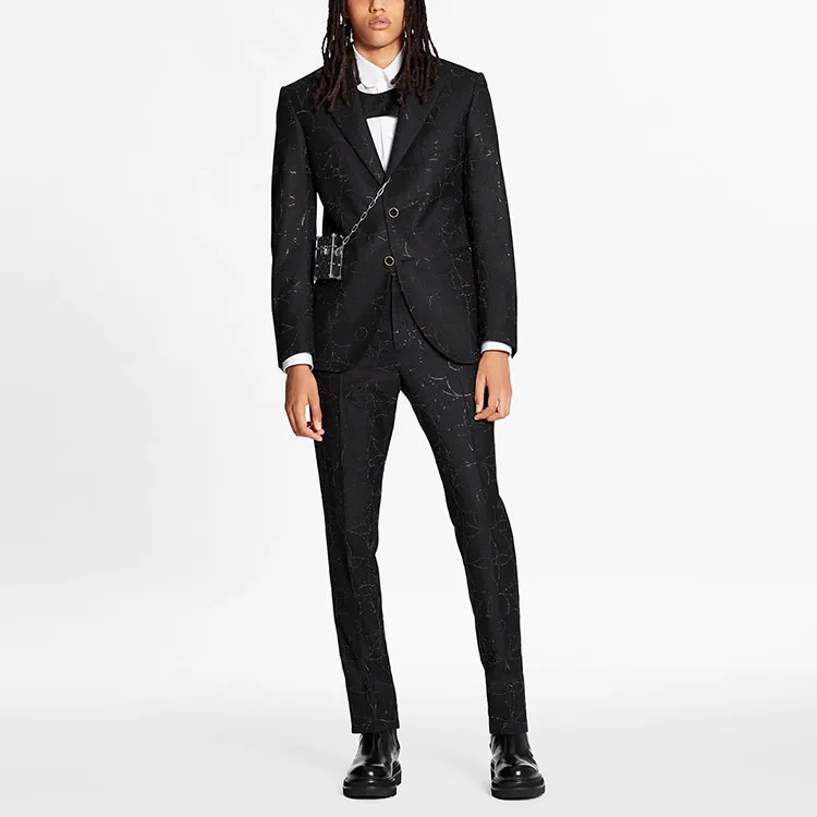 LOUIS VUITTON New Quarterly Products Of LV Business Suits Men Black-1
