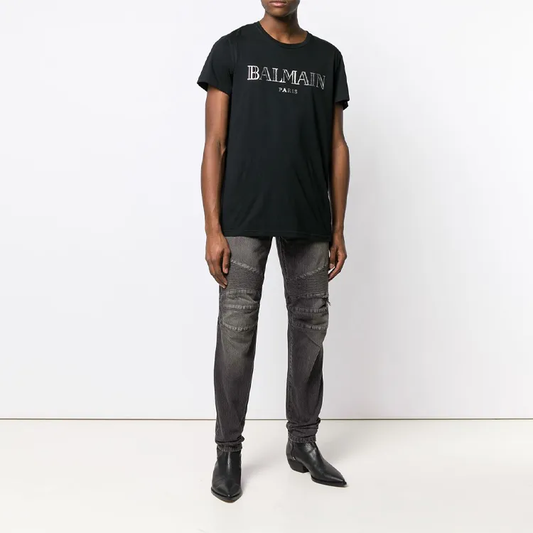 BALMAIN Jeans Men Black-1