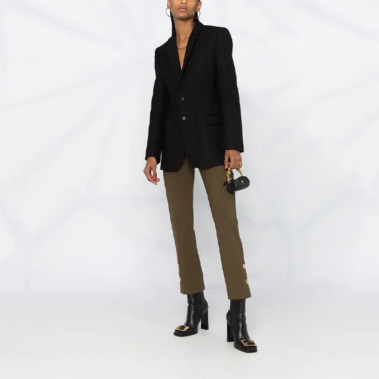 VERSACE Casual Pants Women's Army Green-2