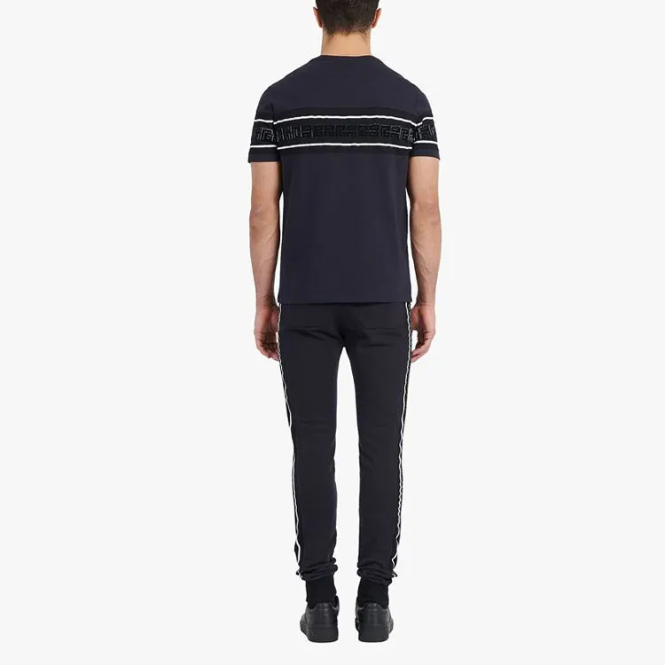 BALMAIN T-Shirts Men Navy Blue-1