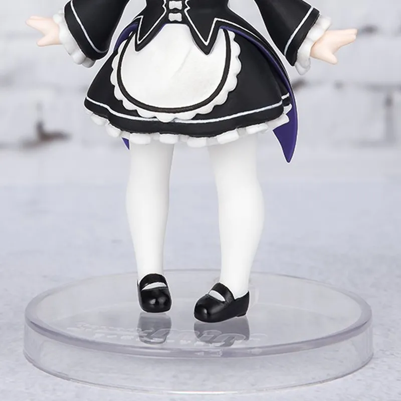 BANDAI Figuarts Mini Zero Starting Life In Another World Ram With Base 9cm Scale Figures-3