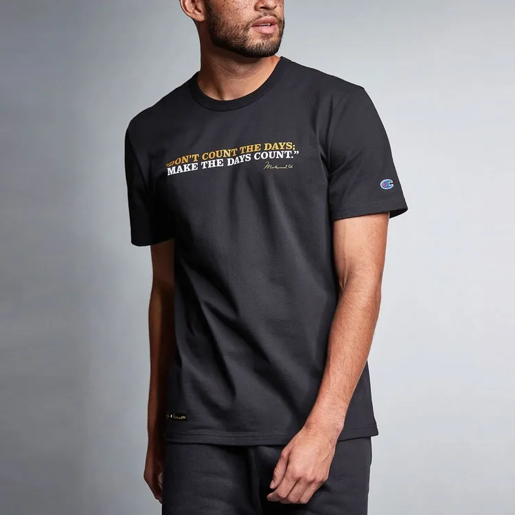 Champion Muhammad Ali T-Shirt US Version Unisex Black-2