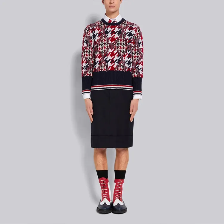 THOM BROWNE· FW21 Sweater Men's Red-1