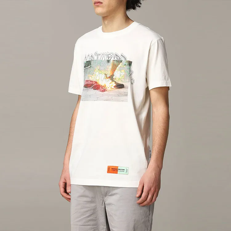 HERON PRESTON T Shirts Men White-7