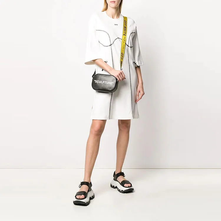 OFF-WHITE Ss20 Long-Sleeved Dresses Women's White-1