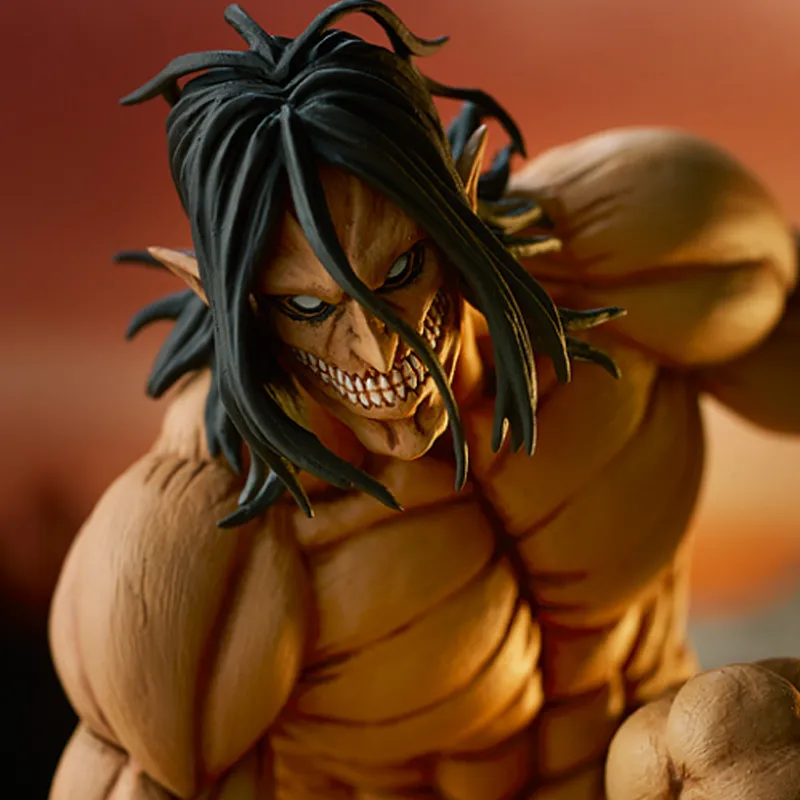GOOD SMILE COMPANY Pop Up Parade Attack On Titan Eren Yeager Attack Titan Ver. Figure Tan-1