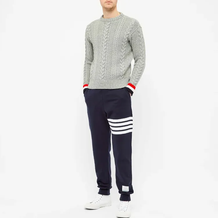 THOM BROWNE 4 Bar Striped Sweatpants-6