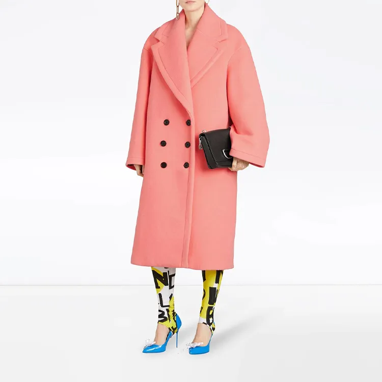 Burberry Velvet feel Coat Women's Pink-4