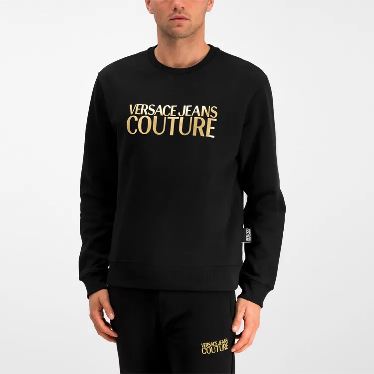 VERSACE JEANS COUTURE Sweatshirts Men Black-2