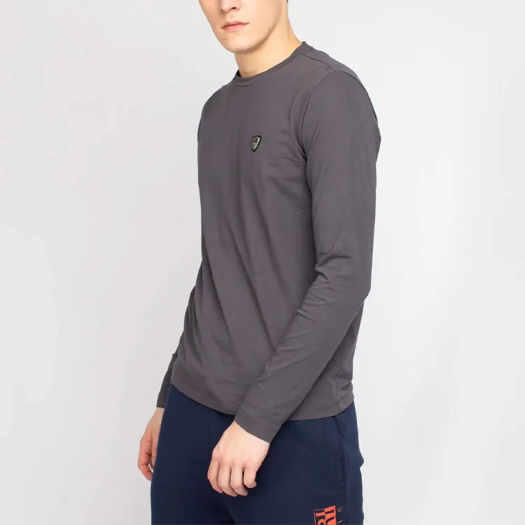 EMPORIO ARMANI EA7 T Shirts Men Gray-2