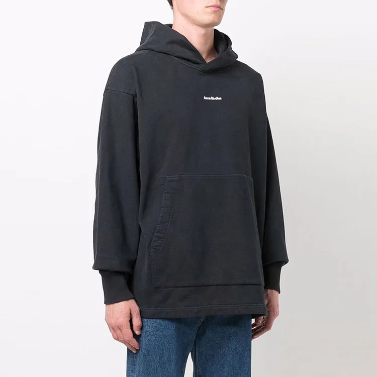 Acne Studios Logo Printed Long Sleeved Hoodie-3