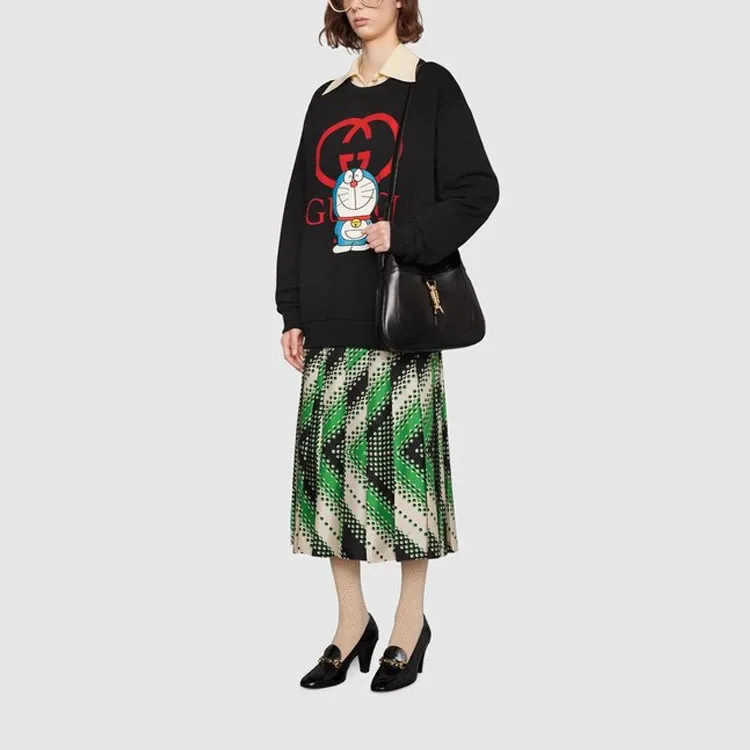 Doraemon X GUCCI Sweatshirts Women's Black-2