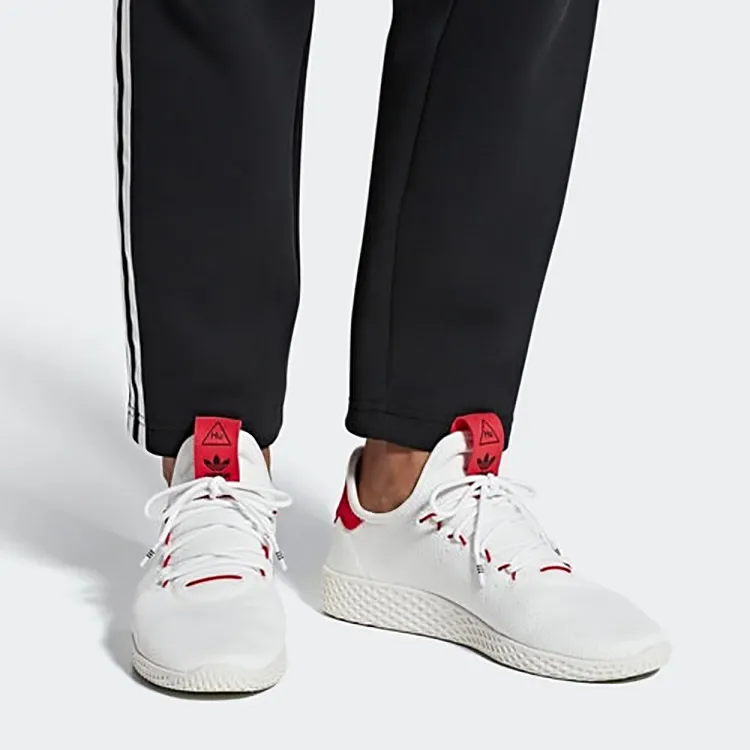 Adidas Tennis Hu Pharrell White Scarlet-6
