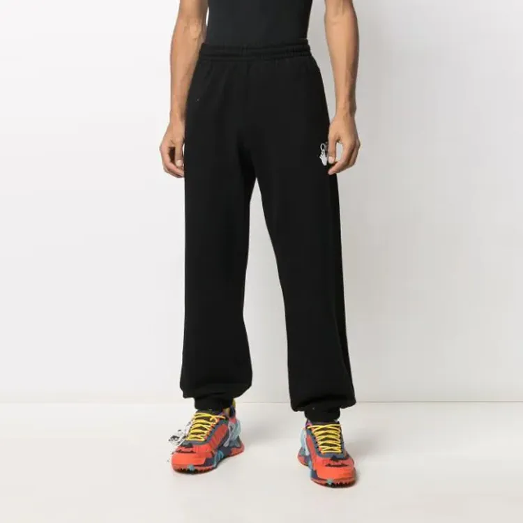 OFF WHITE FW21 Knitted Sweatpants Men Black-3
