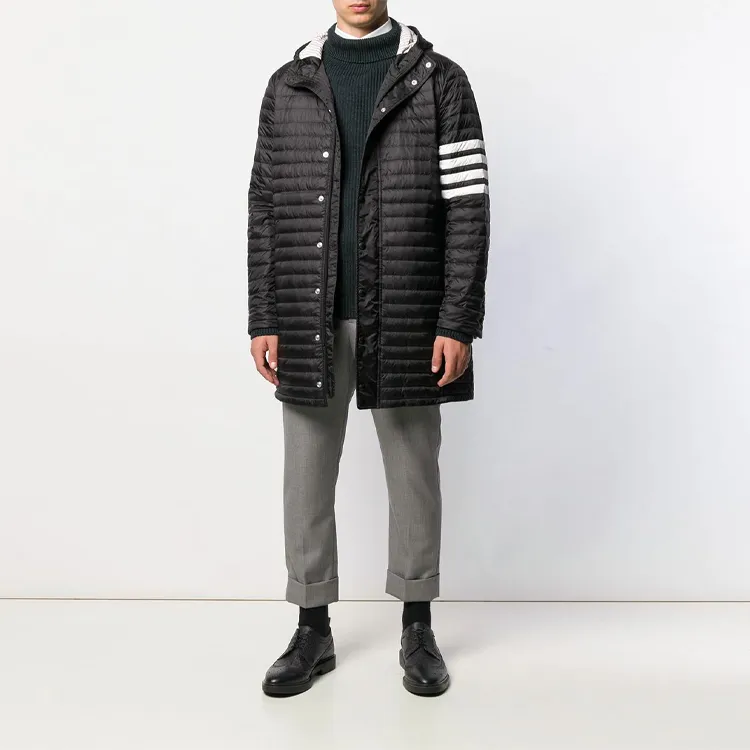 THOM BROWNE 4 bar Padded Coat-1