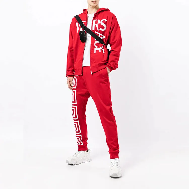 VERSACE Greca Print Sweatpants-1