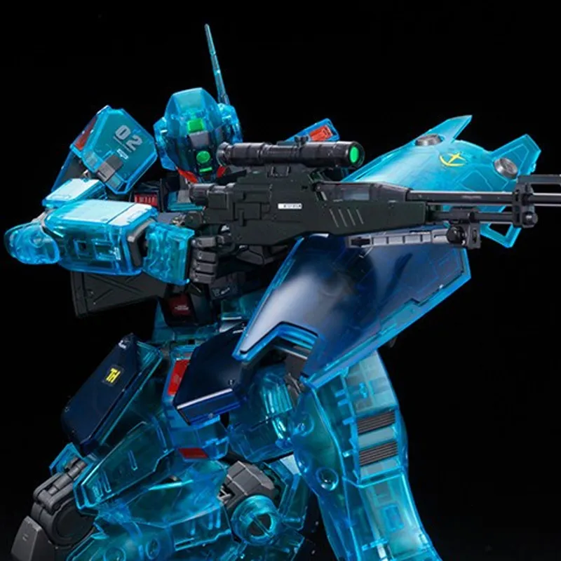 BANDAI MG Tamachi Gundam Base Limited Sniper Jim II Clear Color Model Kits Multicolor Transparent-2