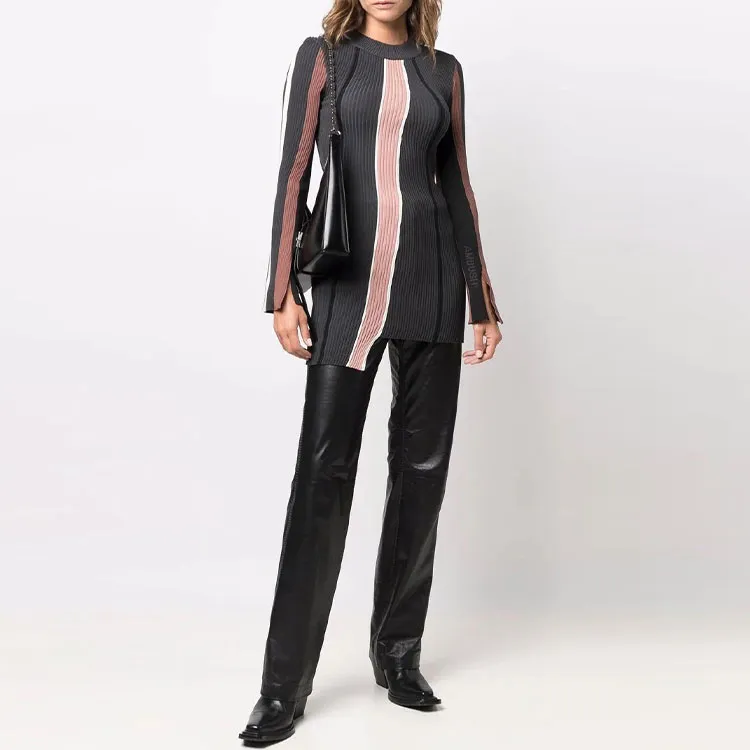 AMBUSH Ribbed Striped Jumper-1