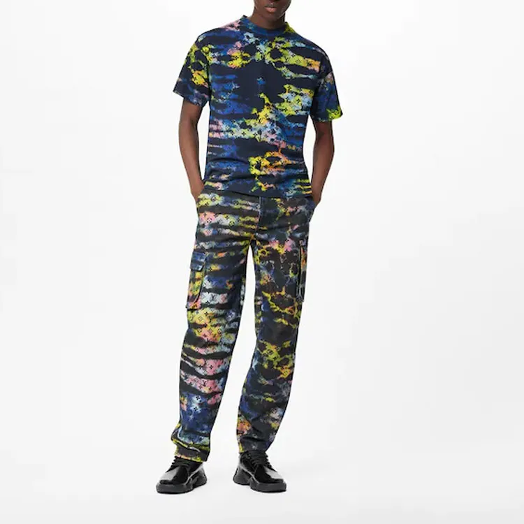 LOUIS VUITTON Monogram Tie & Dye Printed Tee-1
