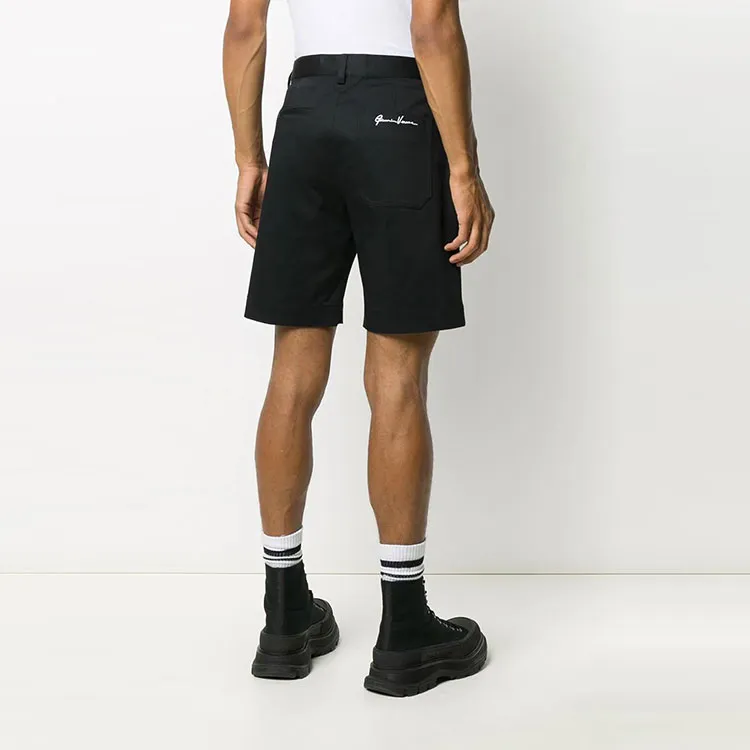 VERSACE Casual Shorts Men Black-2