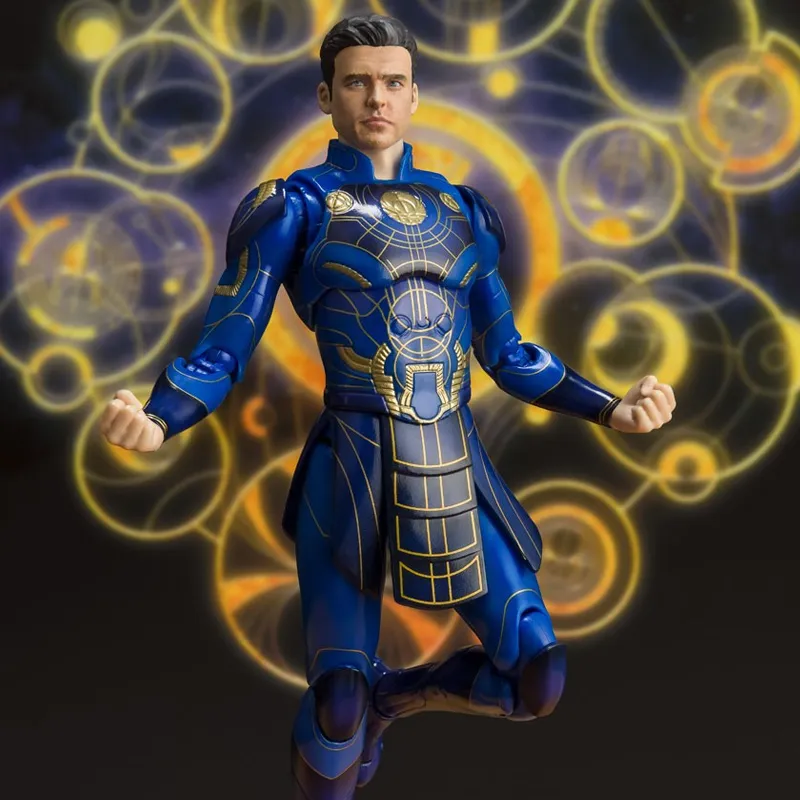 BANDAI S.H.Figuarts Marvel Eternals Ikaris Action Figure Blue-1